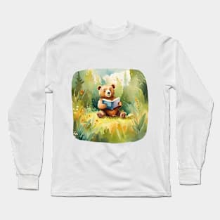 back to school bear Long Sleeve T-Shirt